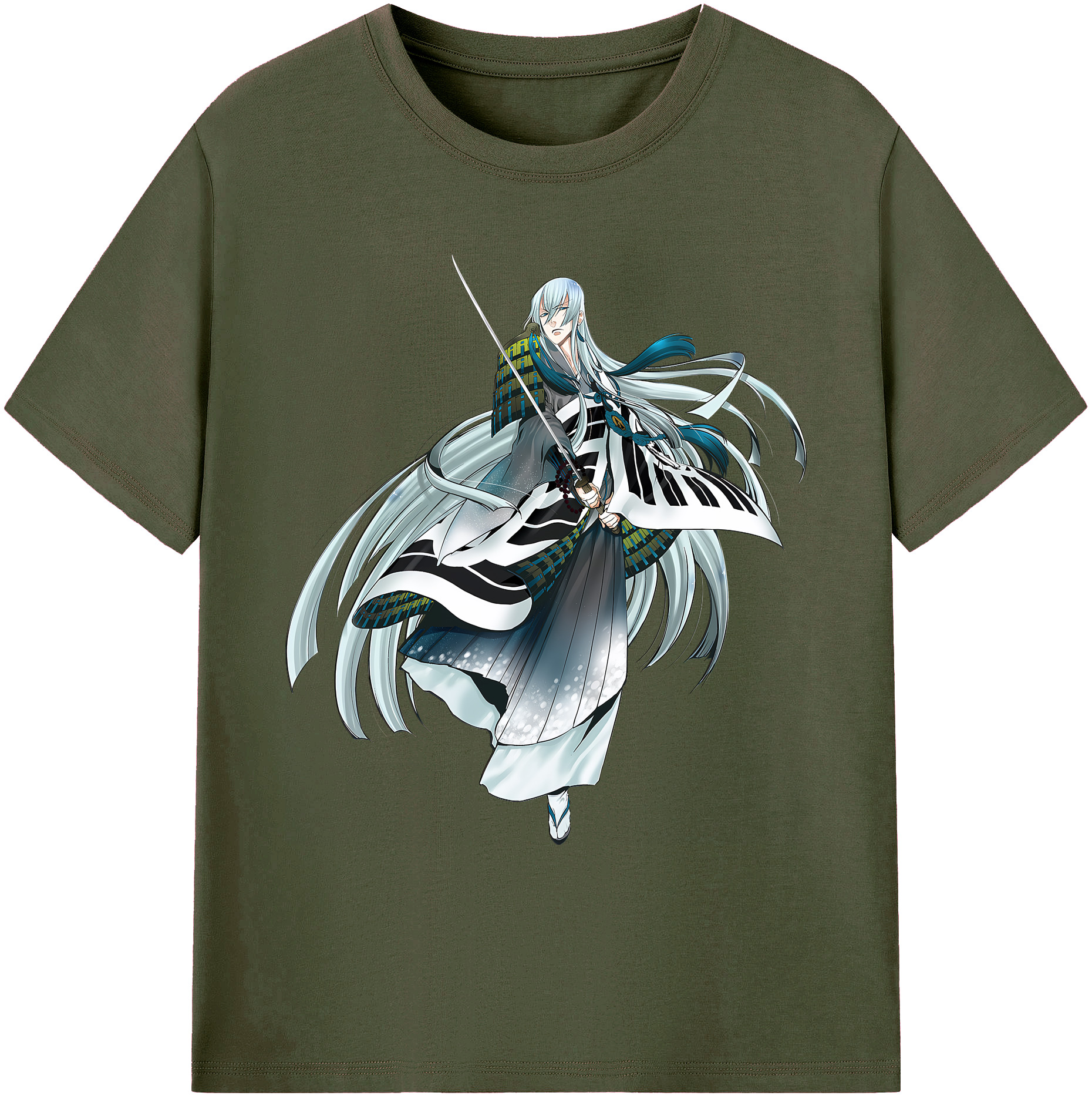 （画像用） 刀剣乱舞 Touken Ranbu 綿100％ メンズ半袖Tシャツ｜肌触りやわらか＆通気性